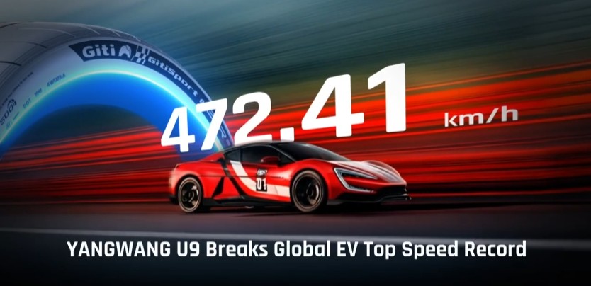 Giti Powers New Land Speed Record with BYD Engineering Prototype Vehicle